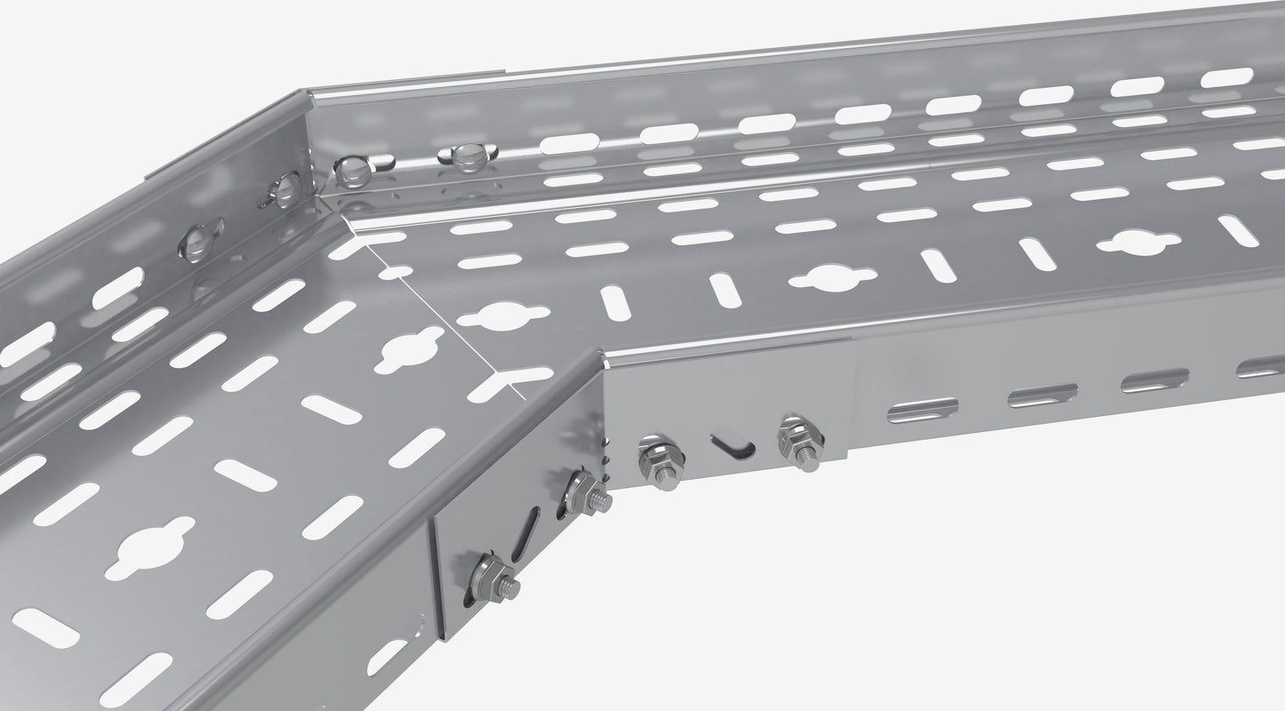 Fluxtray - Verstelbare horizontale connector - H:60 L:175 D:1,2