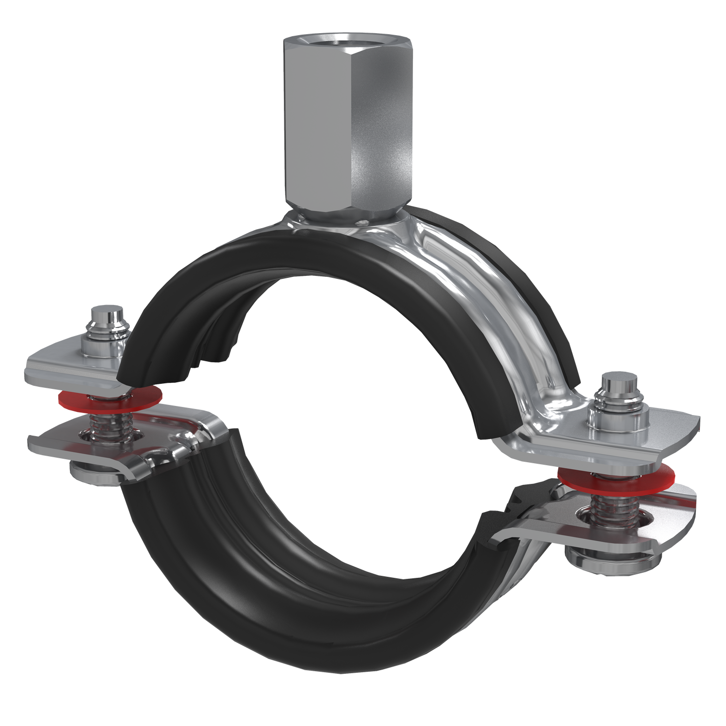83-93 Buisklem met combimoer, klembereik: 83-93 mm / moer: M8 / M10