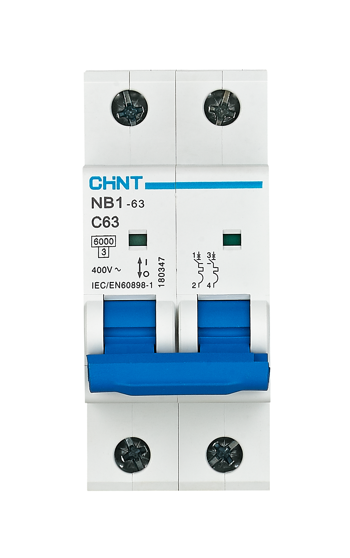Chint NL1-63 4P 25A 30 mA Type A 6 kA – Differentiëel
