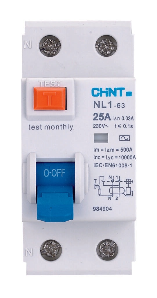 NL1-63 2P 25A 300mA Type A 6kA DBAX(R) - Differentiëel