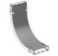 Cache pour coude intérieur vertical - H:15 L:100 P:1