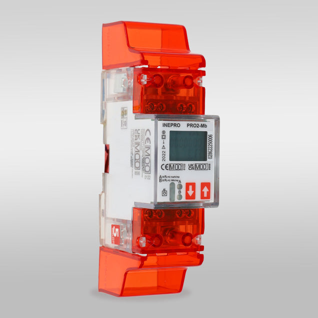 Inepro PRO2-Mb – 1-Fase DIN-Rail Energie-Meter (Direct, tot 100 A, M-Bus)
