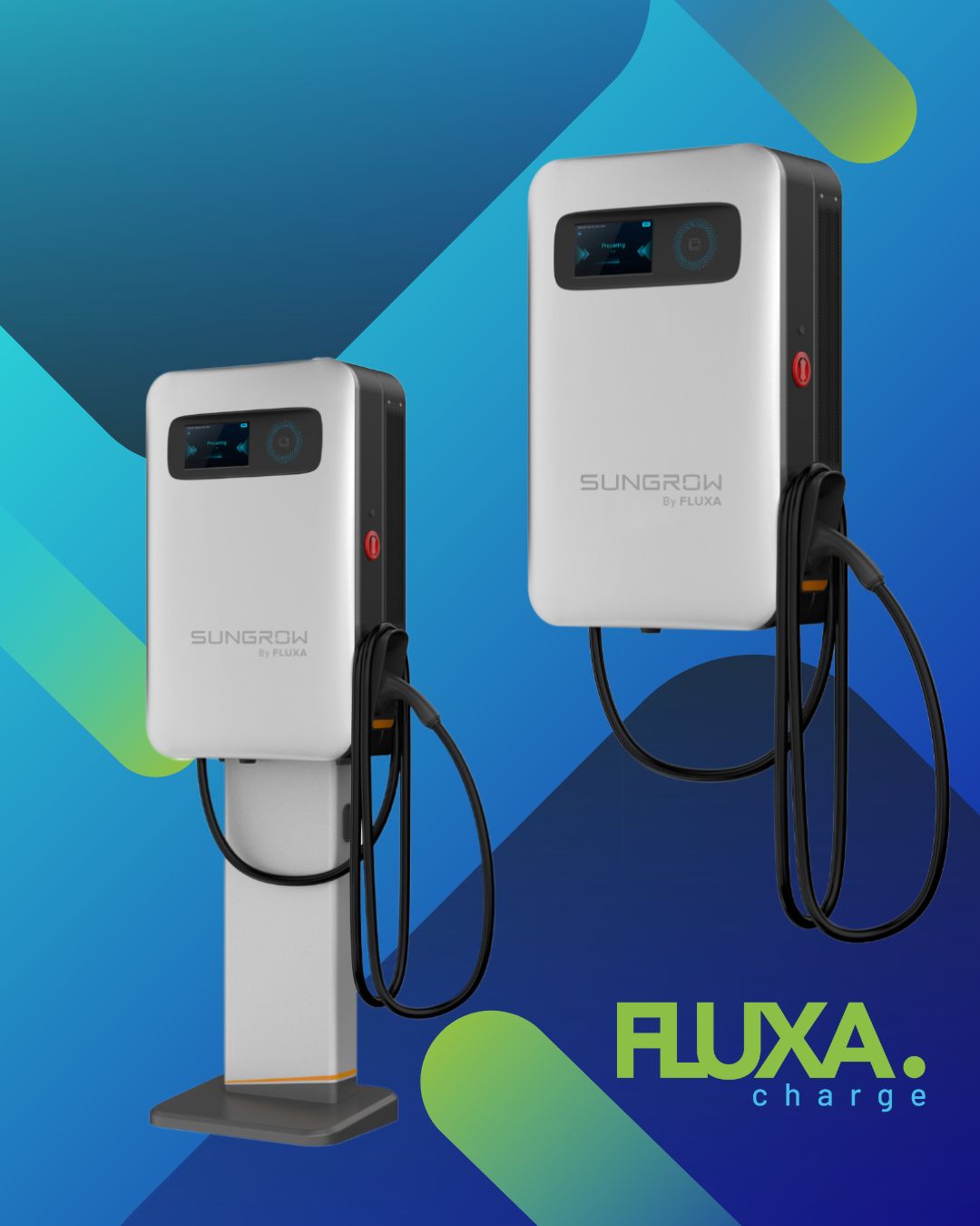 30 kW DC Snellader Fluxa Charge voor Elektrische Voertuigen - Compact, Krachtig en Betrouwbaar