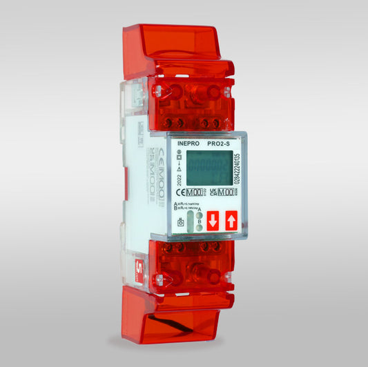 Inepro PRO2-S – 1-Fase DIN-Rail Energie-Meter (Direct, tot 100 A, Modbus)