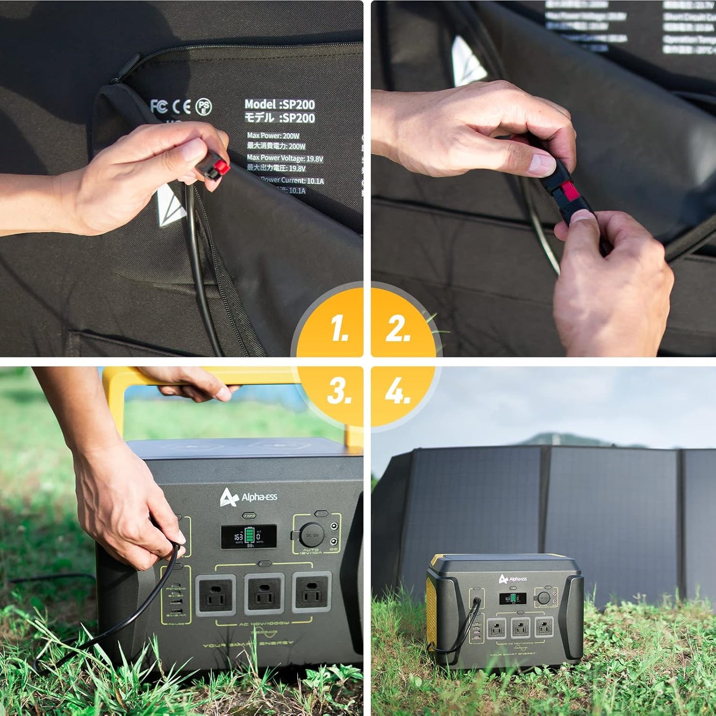 AlphaESS SP200 200W draagbaar zonnepaneel
