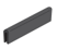 Enkelzijdige randbeschermingsstrip, rubber - 10 meter