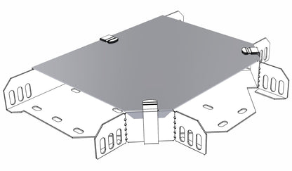 Abdeckung für horizontales Eckstück – H:15 B:300 T:1,2
