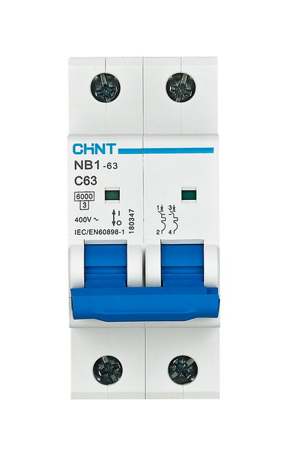 Chint NL1-63 4P 25A 30 mA Type A 6 kA – Differentiëel