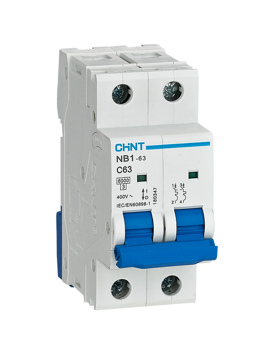 Chint NL1-63 4P 40A 30 mA Type A 6 kA – Differentiëel