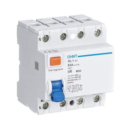 NL1-63 4P 25A 300mA Type A 6kA DBAX(R)  - Differentiëel