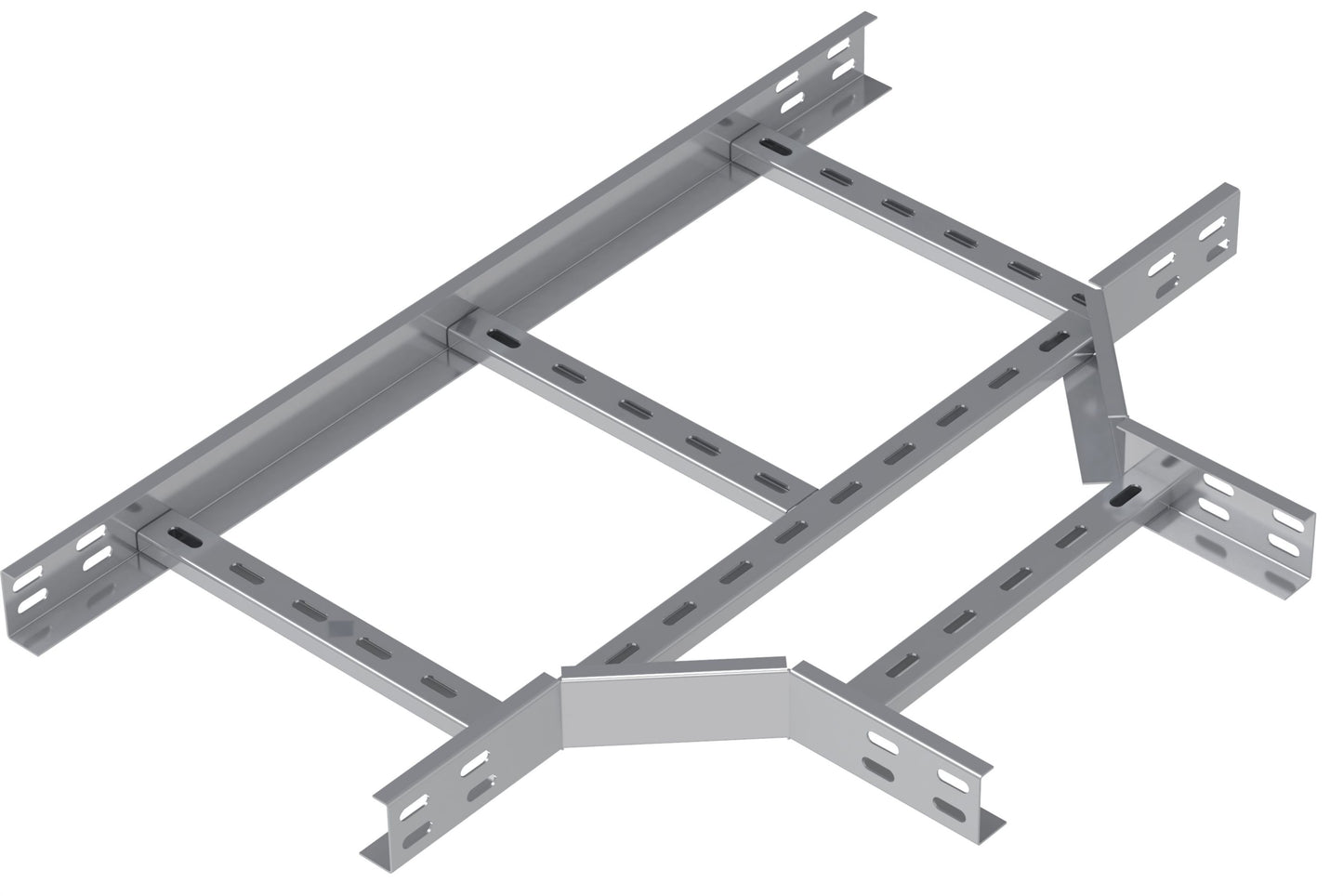 T-stuk horizontale bocht voor kabellader - H:60 B:200 D:1,2