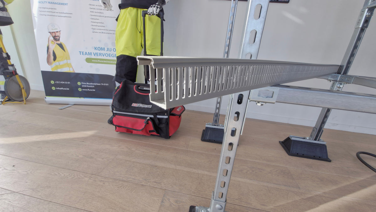 PVC bedradingskanaal 40x60 Fluxa breekgoot kabelgoot met breeklijnen