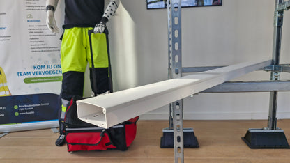 PVC kabelgoot 100x40 wit - RAL 9010 Fluxa 