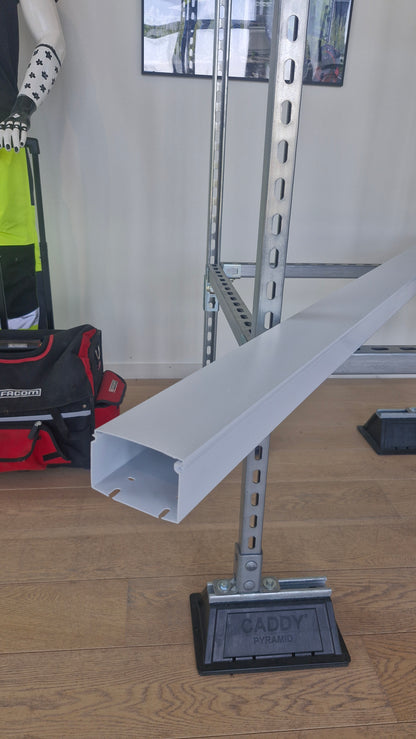 PVC kabelgoot 100x60 wit - RAL 9010 Fluxa 2 meter