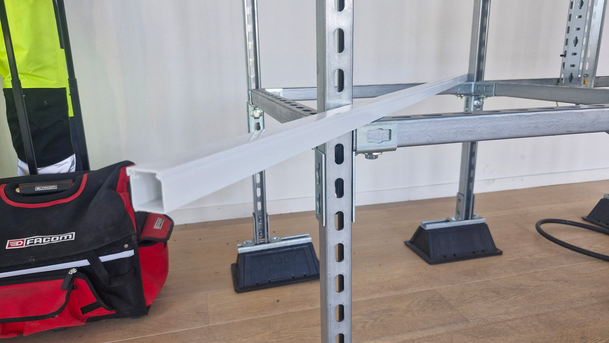 PVC kabelgoot 25x25 wit - RAL 9010 Fluxa 