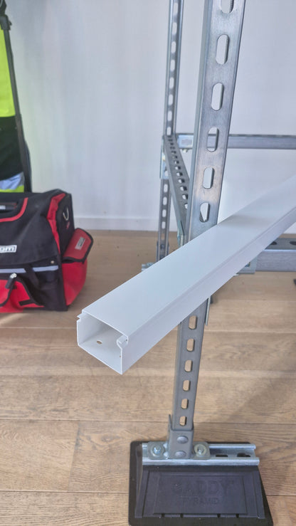 PVC kabelgoot 60x40 wit - RAL 9010 Fluxa 