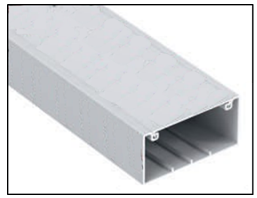 Modulaire PVC Kabelgoot 100x50 met deksel