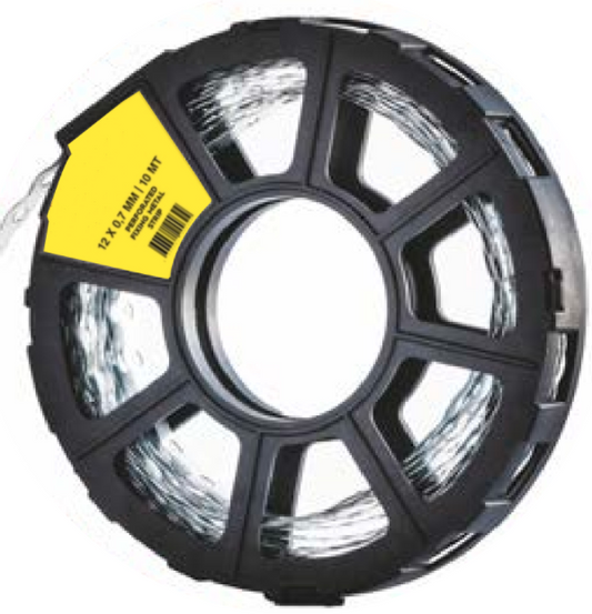 Motage-strip - 10 meter - Pre-gegalvaniseerd