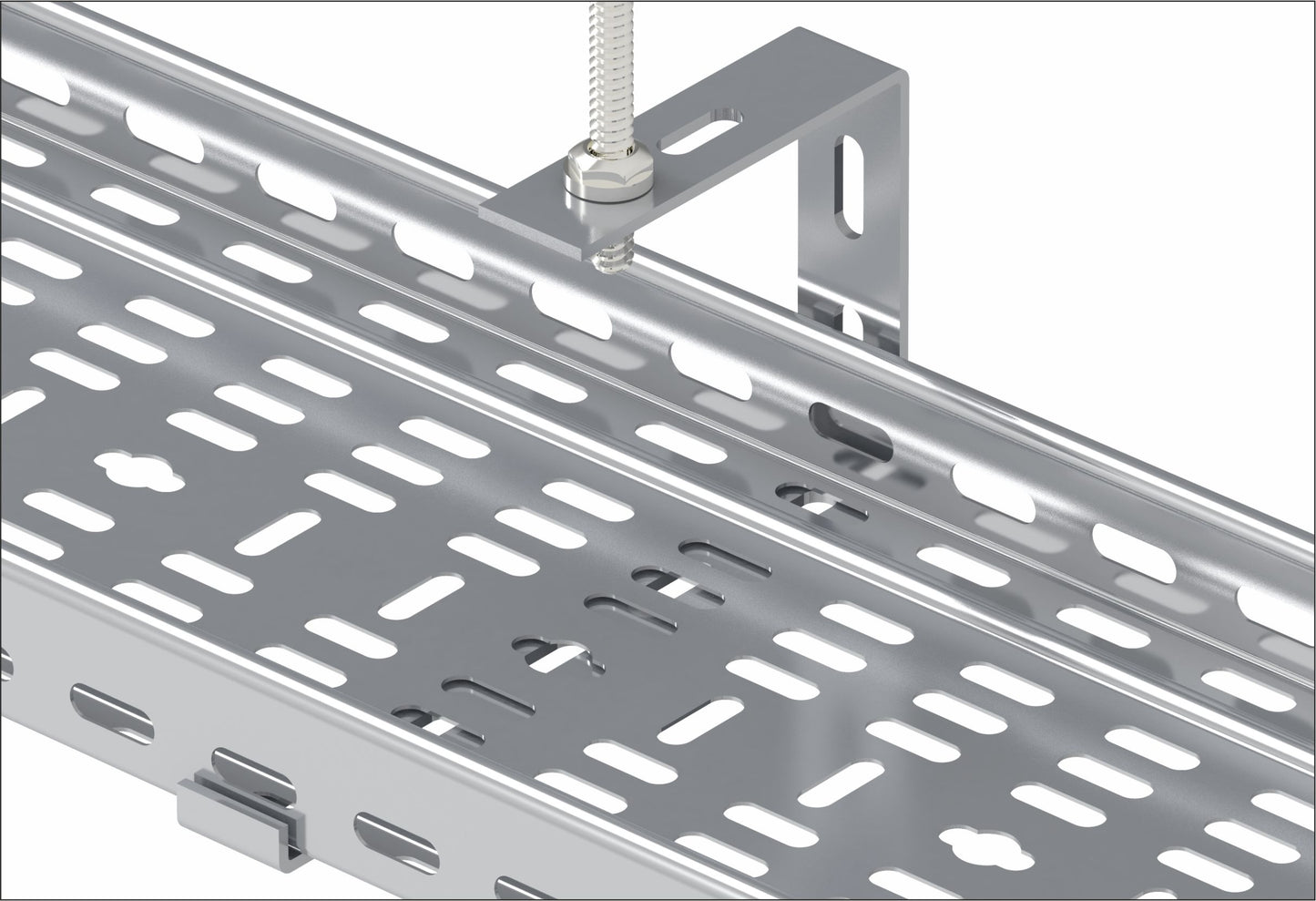 Open ophangbeugel - L:210 H:110 D:3