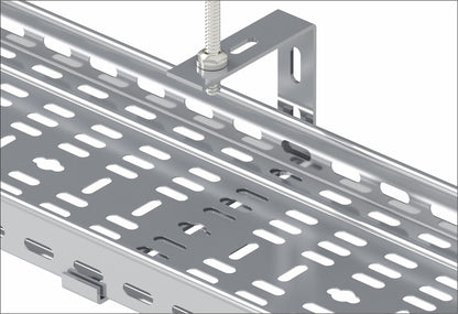 Open ophangbeugel - L:210 H:110 D:3