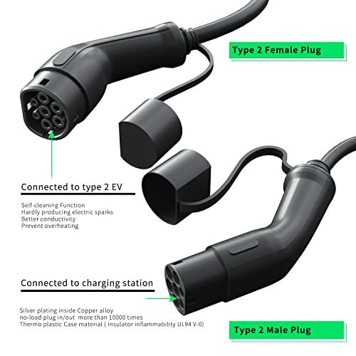 Type 2 - Ev laadkabel * 32 ampere - smappee - zaptec - alfen - tesla - 10 meter
