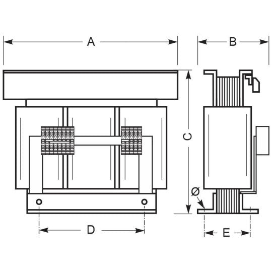 Driefasige transformator ECT-22000 / IRC – EREA