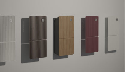 Teltonika TeltoCharge 22 kW – Vaste Kabel, Wand & Paalinstallatie - Accoya wood