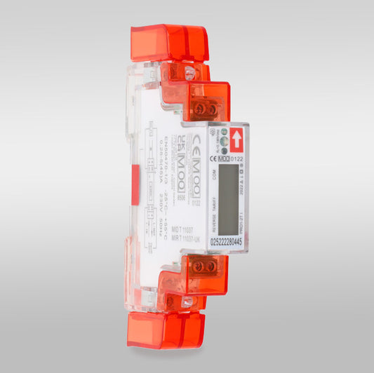 Inepro PRO1‑2T – 1‑Fase DIN‑Rail Energie‑Meter (Direct, tot 45 A, 2‑Tarief, M‑Bus)