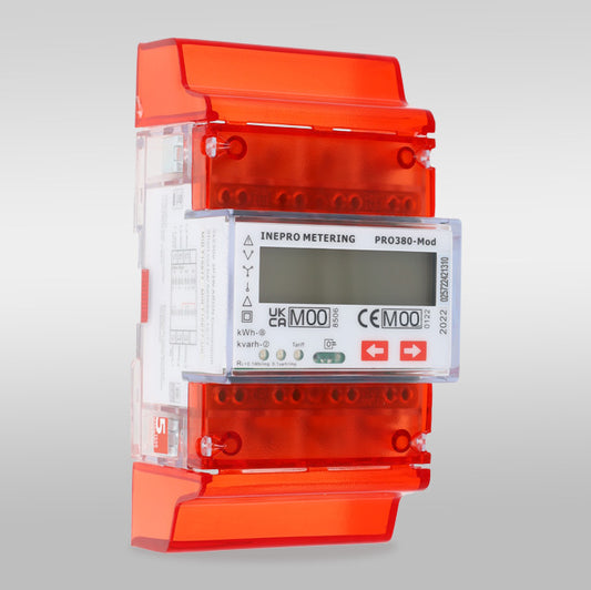 Inepro PRO380-Mod CT – 3-Fase DIN-Rail Energie-Meter (Indirect via CT)