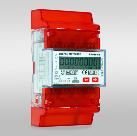 Inepro PRO380-S – 3-Fase DIN-Rail Energie-Meter (Direct, tot 100 A)